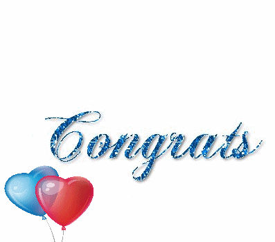 Send customized celebration congrats animation.gif for graduation or wedding via social media